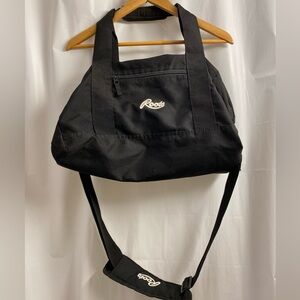 Roots Classic Black Shoulder/Cross Body Duffle Bag